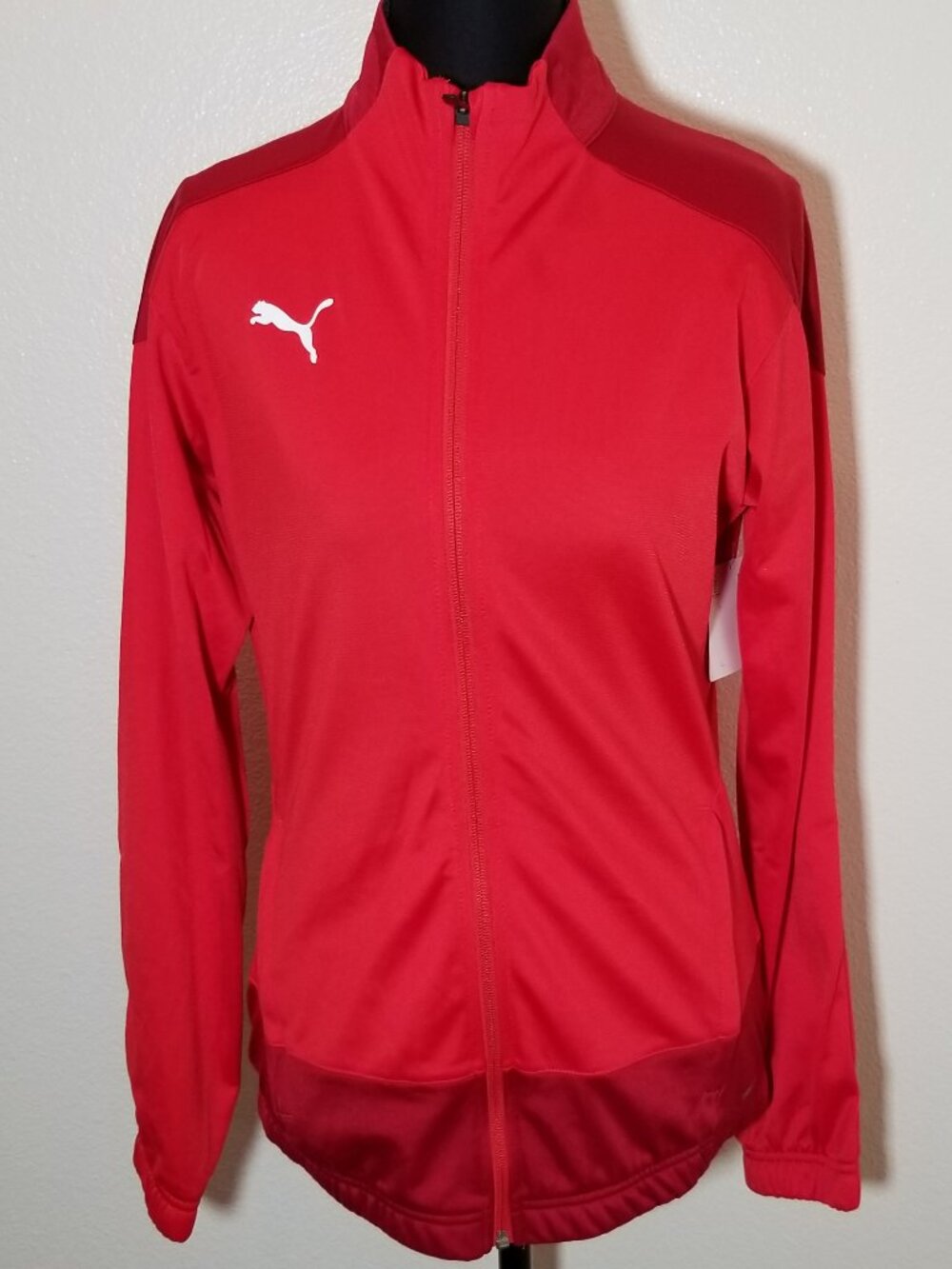 Puma‎ DryCell Red Track Jacket Womens Small Casual Athletic Gym Training NWT